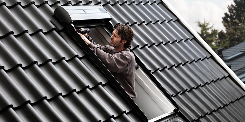 installation volet extérieur velux